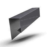 Планка завершающая сложная 30х25х3000 (VALORI-20-Grey-0.5)